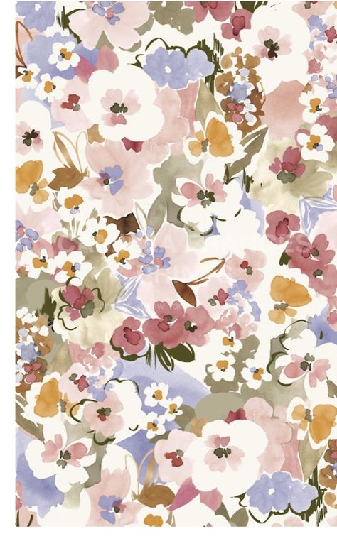 Flower Print Pattern, Floral Rosa, Flower Art Images, Whatsapp Web, Digital Flowers, Watercolor Pattern, Flower Wallpaper, Surface Pattern Design, Abstract Floral