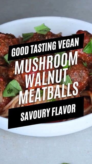 Walnut Meatballs, Meatballs In Tomato Sauce, Oregano Salt, Meatless Meatballs, Vegan Meat, Everything Good, No Meat, How To Peel Tomatoes, Healthier Eating