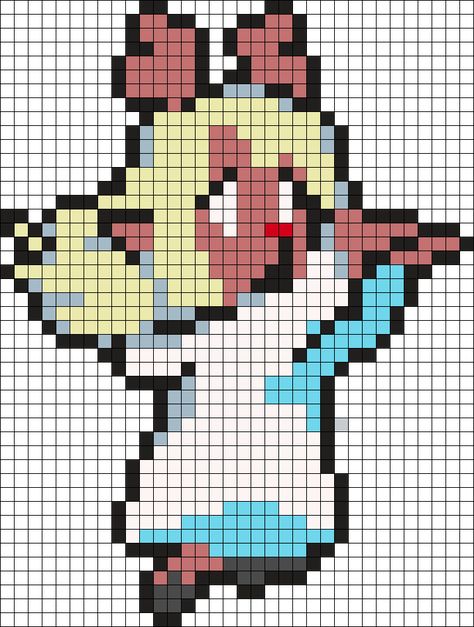 Deltarune Kandi Pattern, Deltarune Perler Beads, Deltarune Perler, Noelle Deltarune, Melt Beads, Melt Beads Patterns, Delta Rune, Perler Creations, Pearl Beads Pattern