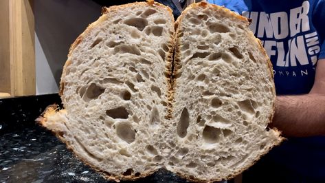 Easy High Hydration Sourdough Bread (No Unnecessary Steps) - Grant Bakes Light Rye Bread Recipe, Sourdough Bread Recipes, Home Made Puff Pastry, Rye Bread Recipes, Sourdough Recipe, Probiotic Foods, Sourdough Bread Recipe, Starters Recipes, Sourdough Recipes