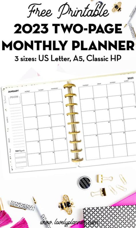 Happy Planner Calendar Printable Free, Monthly Planner 2023 Free Printable, 2 Page Monthly Calendar Printable Free 2023, Free 2023 Printable Planner, 2 Page Monthly Calendar Printable Free, Classic Happy Planner Printables Free, Planner Printables Free 2023, 2023 Calendar Printable Free Monthly, 2023 Calendar Printable Free