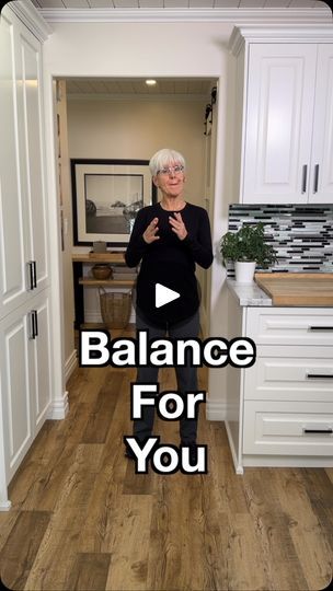 Balance Exercises For Seniors, Balancing Exercises, Improve Balance Exercises, Exercise Walking, Exercises For Seniors, Easy Fitness, 80s Women, Silver Sneakers, Improve Balance