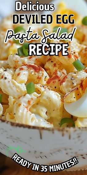 Deviled Egg Pasta Salad Recipe Plain Pasta Salad, Deviled Egg Pasta Salad Recipe, Egg Salad Pasta, Deviled Egg Pasta Salad, Plain Pasta, Egg Pasta Salad, Creamy Corn Casserole, Clean Eating Salads, Gluten Free Salads