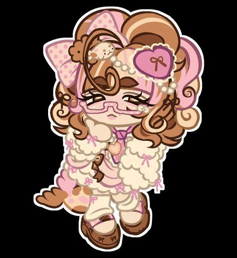 Oc Sticker Ideas, Chocolate Character Design, Cutecore Art, Style Test, Pink Pfp, Chibi Style, Arte Inspo, Art Style Inspiration, Cute Art Styles