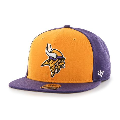 Adult Minnesota Vikings '47 Brand Super Move Captain Adjustable Strapback Hat Us Bank Stadium, Detroit Game, Viking Hat, Graphics Design Ideas, Branded Caps, Strapback Hats, Gaming Gear, 47 Brand, Design Concepts