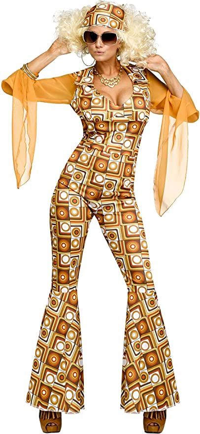 Amazon.com: Fun World Womens Disco Diva Costume Large/X-Large : Clothing, Shoes & Jewelry 70’s Party Outfit, 70 Disco Party Outfit, Disco Party Outfit Women, 70s Party Outfit, 70s Disco Costume, Disco Party Outfit, 70s Fashion Disco, Disco Diva, 70s Costume