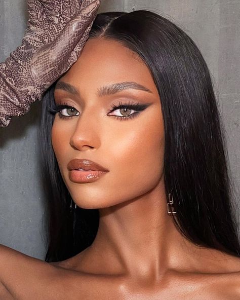 Steven Tabimba (@glamtechstevent) • Instagram photos and videos Prom Makeup For Brown Eyes, Bronze Makeup Look, Ball Makeup, Maquillage On Fleek, Natural Glam Makeup, Day Makeup Looks, Eyeshadow Products, Makeup For Black Skin, Night Beauty