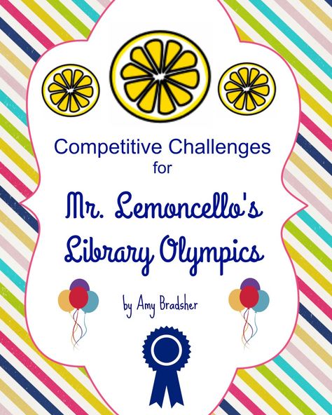 Library Olympics, Library Lesson Plans, Steam Challenges, School Library Displays, Library Media Specialist, Elementary School Library, Kids Book Club, High School Library, Library Inspiration