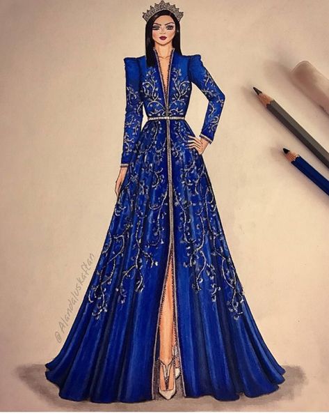 Bride Fashion Illustration, Fashion Model Sketch, Cute Asian Fashion, Fashion Illustration Tutorial, Fashion Illustration Collage, Fashion Design Books, Dress Illustration, Fashion Illustration Sketches Dresses, Moroccan Fashion