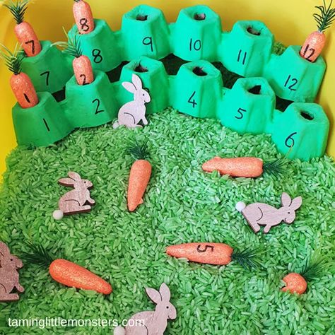 Sensory Activity For Toddlers, Sensory Bin For Toddlers, Easter Sensory, Toddler Sensory Bins, Maluchy Montessori, Easter Crafts For Toddlers, Activity For Toddlers, Sensory Activities Toddlers, Easter Preschool