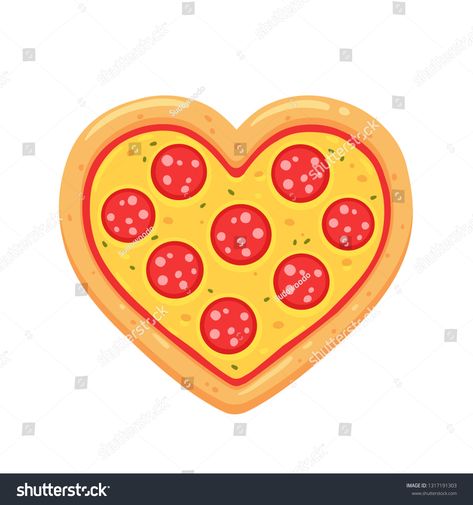 Heart shaped pepperoni pizza cartoon drawing isolated on white background. Funny pizza lovers vector illustration. #Ad , #SPONSORED, #pizza#cartoon#drawing#Heart Pizza Heart Drawing, Heart Shaped Pizza Drawing, Pizza Cartoon, Pizza Drawing, Year Scrapbook, Background Funny, Heart Pizza, Drawing Heart, Heart Shaped Pizza