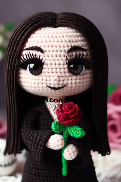 Crafting a gothic amigurumi doll is a creative and rewarding project, perfect for those who love a touch of the dark and elegant in their crochet work. Gothic Amigurumi, Crochet Gothic, Crochet Guide, Charmed Characters, Dark Elegance, Step By Step Crochet, Crochet Animals Free Patterns, Crochet Work, Unique Crafts