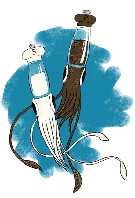 Salt In Water, Reverse Mermaid, Squid Aesthetic, Mermaid Design, Squid Mermaid, Mermaid Monster, Monster Fish Art, Fish Monster Character Design, Octopus Mermaid Character Design