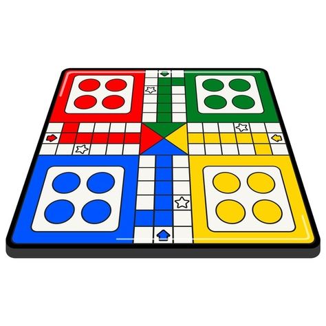 Ludo board game in different perspective... | Premium Vector #Freepik #vector #table #board #game #relax Ludo Board Game, Ludo Board, Ludo Game, Game Textures, Food Cartoon, Game Ui Design, Metal Garden Art, 3 Friends, Different Perspectives