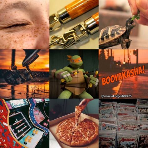 Mikey Aesthetic, Tmnt Aesthetic, Michel Angelo, Tmnt Mikey, Ninja Turtle Toys, Tmnt Movie, Tmnt Characters, Ninja Turtles Funny, Teenage Mutant Ninja Turtles Artwork