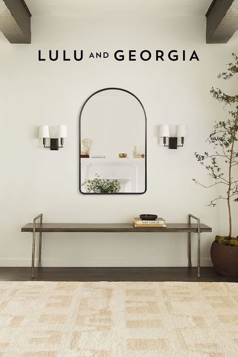 Mirror Bench, Traditional Family Room, Full Length Floor Mirror, Small Wall Mirrors, Large Wall Mirror, Lulu And Georgia, Living Room Mirrors, Modern Mirror, Living Room Shop