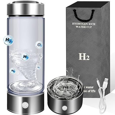 Hydropures Hydrogen Water Bottle, Hydrogen Water Bottle Generator, 3Min Quick Electrolysis, Suitable for Office, Travel, Exercise, Gift for Love Hydrogen Water Bottle, Bottle Box Packaging, Travel Exercise, Vertical Shoe Rack, Narrow Shoe Rack, Kitchen Storage Cart, Hydrogen Water, Collapsible Storage Bins, Infused Water Bottle