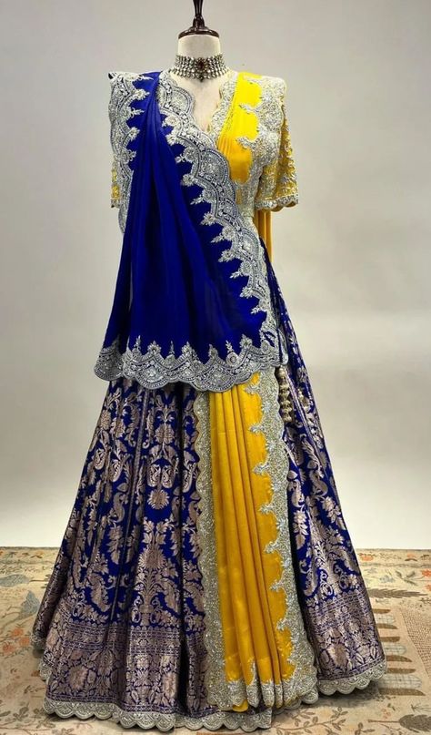 Canvas Walls, Latest Bridal Lehenga, Saree Wearing Styles, Trendy Outfits Indian, Half Saree Lehenga, Indian Outfits Lehenga, Lehenga Designs Simple, Fashionable Saree Blouse Designs, Traditional Indian Dress