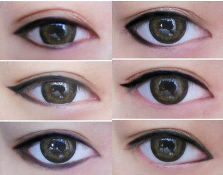 ariska pue's blog: Korean Eyes Makeup Korean Eyes, Make Eyes Bigger, Semi Permanent Eyeliner, Eyes Bigger, Korean Makeup Look, Permanent Eyeliner, Korean Makeup Tutorials, Simple Eyeliner, Korean Eye Makeup