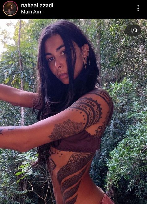 Native American Tattoos, Boho Tattoos, Tattoed Women, Celtic Goddess, Boho Yoga, Medusa Tattoo, Spiritual Tattoos, Dope Tattoos, The Veil