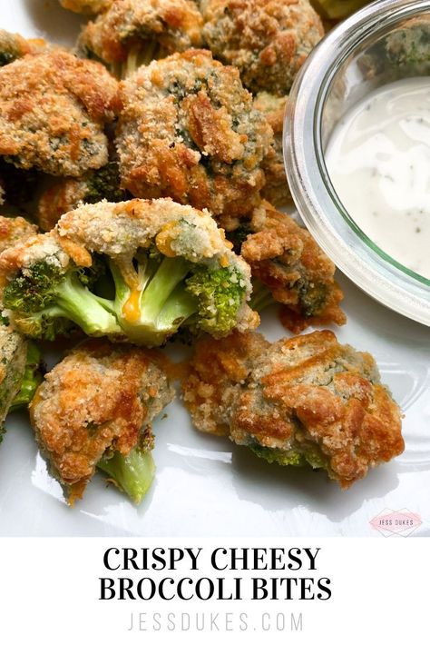 Cheesey Broccoli, Cheesy Broccoli Bites, Broccoli Cheese Bites, Broccoli Bites, Fried Broccoli, 2b Mindset, Vegetable Snacks, Cheesy Broccoli, 21 Day Fix Meals