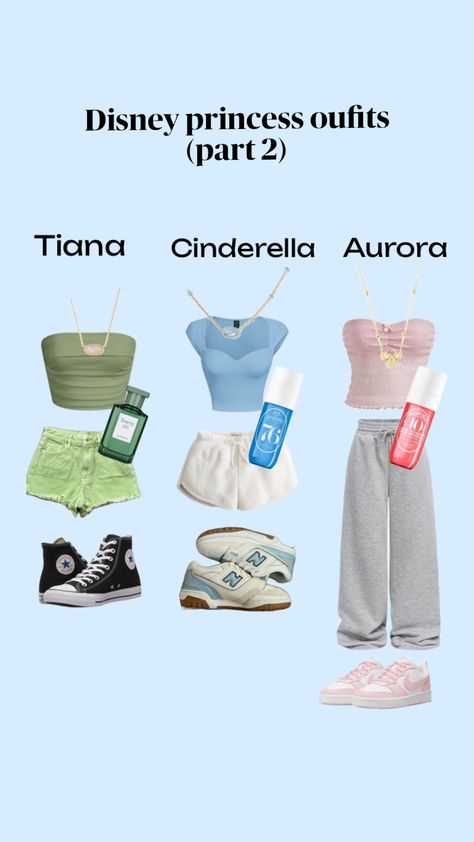 I meant Disney princesses AS oufits lol Outfits Inspired By Disney Princesses, Princess Life, Disney Princesses, School Spirit, Cinderella, Wicked, Disney Princess, Disney