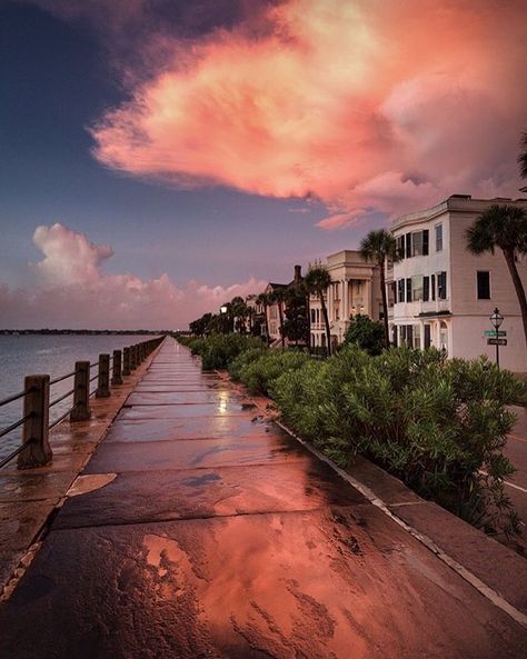 Charleston Daily on Instagram: “It May not be the Yellow Brick Road, but thank you @hue_and_eye_photography for capturing our Charleston road to paradise and bliss…” Georgiana Design, Morning Clouds, Downtown Charleston Sc, Fort Sumter, Diy Denim, Diy Jeans, Downtown Charleston, Brick Road, Yellow Brick Road