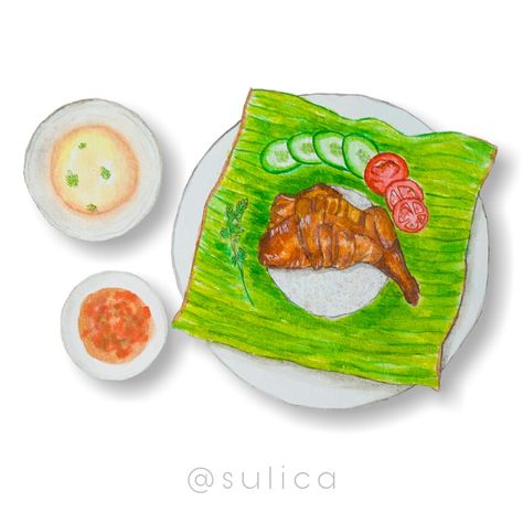 🍚 ကြက်ဆီထမင်း..🤣 #chicken_rice #burmesefood 🍗 🍅🌿🍴🧂🤎 #Sulica #watercolorfood #foodillustration #arts_by_me #su_fx_makeup #sweet #desserts #dessertstagram #fooofinstagram #artofinstagram #art #watercolor #drawing #painting #fooddrawing #foodpainting #picture #illustration #foodlover #foodies #watercolorfoodillustration #myanmar #myanmarart #burmeseillustrator Burmese Food, Watercolor Food Illustration, Myanmar Art, Watercolor Food, Food Painting, Picture Illustration, Chicken Rice, Food Drawing, Watercolor Drawing