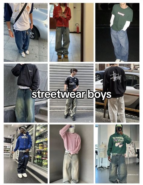 Types Of Clothing Styles Men, Male Y2k Outfit Ideas, Y2k Outfits Guys, Y2k Outfits Men Ideas, Clothing Ideas Male, Street Wear Boys, Classy Outfits Men, Boys Style, Men's Outfits