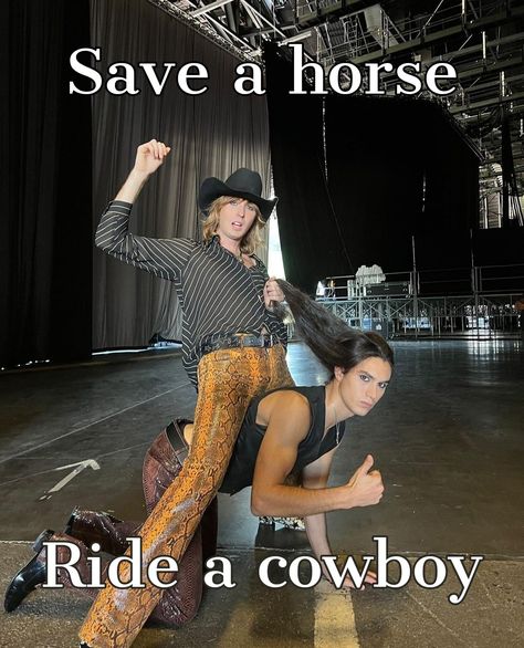 Cowboy X Emo, Cowboy Meme Funny, Funny Cowboy Pictures, Cowboy Pfp, Emo Cowboy, Cowboys Memes, Cowboy Pictures, Cowboy Baby, Spaghetti Western