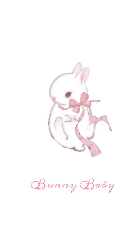 bunny baby cute wallpaper for phone, coquette cute, Tiny Pics, Wallpaper For Phone, Bow Wallpaper, Bunny Wallpaper, Cute Wallpaper, Pink Rabbit, Wallpaper Pink, Cute Wallpaper For Phone, Pretty Wallpapers Backgrounds