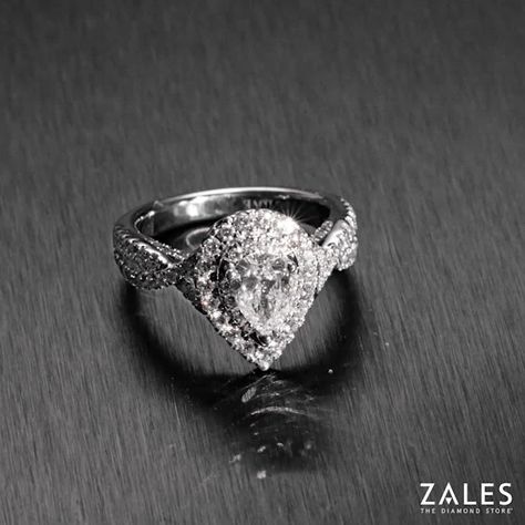 Zales (@zalesjewelers) • Instagram photos and videos Zales Outlet 70% Off, Vintage Silver Rings Zales, Enchanted Ring Zales, Heart Shaped Necklace Zales, Pear Shaped Diamond Engagement Rings, Luxury Faceted Sapphire Gemstones, Double Frame, Engagement Rings Twisted, My Prince Charming