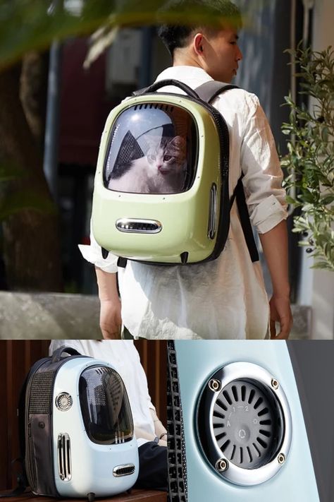 PETKIT Breezy Dome Ventilated Pet Backpack with Light & Fan Pet Gadgets, Light Fan, Pet Backpack, Large Window, Avengers Wallpaper, Pet Feeder, Pet Products, Industrial Design, Avengers