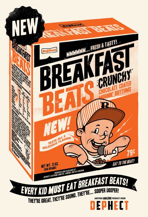 Timbas_8 Mid Century Illustration, Quirky Illustration, Vintage Packaging, Breakfast Cereal, Packaging Design Inspiration, 로고 디자인, Retro Art, Vintage Graphics, Vintage Ads