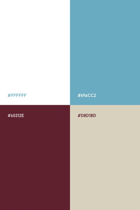 Burgundy, baby blue and beige color palette Red Blue Beige Color Palette, Red Blue Neutral Color Palette, Light Blue And Red Color Palette, Red White And Blue Color Palette, Color Palette With Burgundy, Blue And Beige Color Palette, Burgundy Color Palettes, Bauhaus Color Palette, Color Palette With White