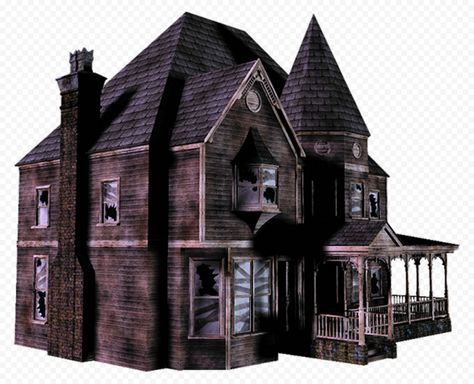 Haunted House Clipart, House Png, Scary Houses, Original Background, Haunted Attractions, Creepy Houses, House Clipart, Blur Background Photography, Halloween Poster