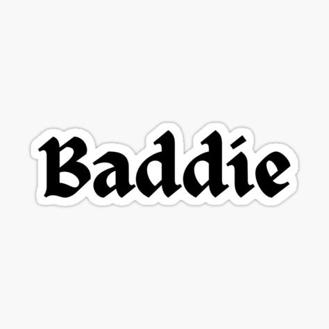 Clear sticker, baddie sticker, transparent sticker, clear sticker, black abd white sticker, redbubble, tee-spring Baddie Stickers, Clothes Art, Iphone Stickers, Sticker Transparent, Black And White Prints, White Stickers, Sticker Design, Line Art, Birthday Parties