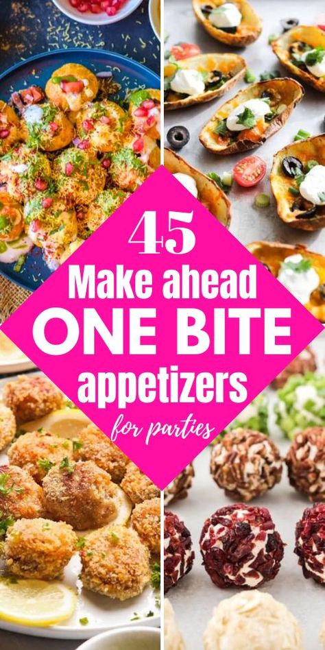 These quick appetizers last minute recipes make for best appetizers ever for any kind of party. Easy party snacks for fall parties, including fancy appetizers and simple bite size snacks. Foods For Parties, Party Appetizer Recipes, Best Appetizers Ever, One Bite Appetizers, Easy Make Ahead Appetizers, Appetizers Cheese, Small Bites Appetizers, Mushroom Appetizers, Party Snacks Easy