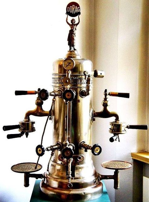 #kava Steampunk Coffee, Cafe Expresso, Order Coffee, Best Espresso Machine, Cappuccino Machine, Coffee Equipment, Best Espresso, Espresso Maker, Espresso Machines