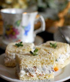 A Sprinkle of This and That: Goat Cheese and Pecan Tea Time Sandwiches Tea Time Sandwiches, Autumn Tea Party, Vegetarian Sandwich Recipes, Tea Party Sandwiches, English Tea Party, Afternoon Tea Recipes, Tea Time Food, Party Sandwiches, Tea Party Food