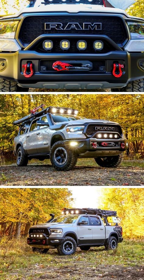 Ram 2500 Overland, Ram Trucks Accessories, Concept Truck, Ram Trucks 1500, Kombi Motorhome, Cool Truck Accessories, Overland Truck, Chrysler Cars, Custom Pickup Trucks