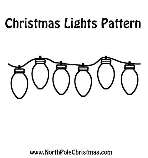 Print Christmas Rope Lights Outline, Line Art Christmas Tree Light Bulbs, Christmas Rope Lights, Pictures On String, String Art Templates, Christmas Tree Coloring Page, Tree Coloring Page, Christmas Light Bulbs, Bulb String Lights, Coloring Pages For Boys