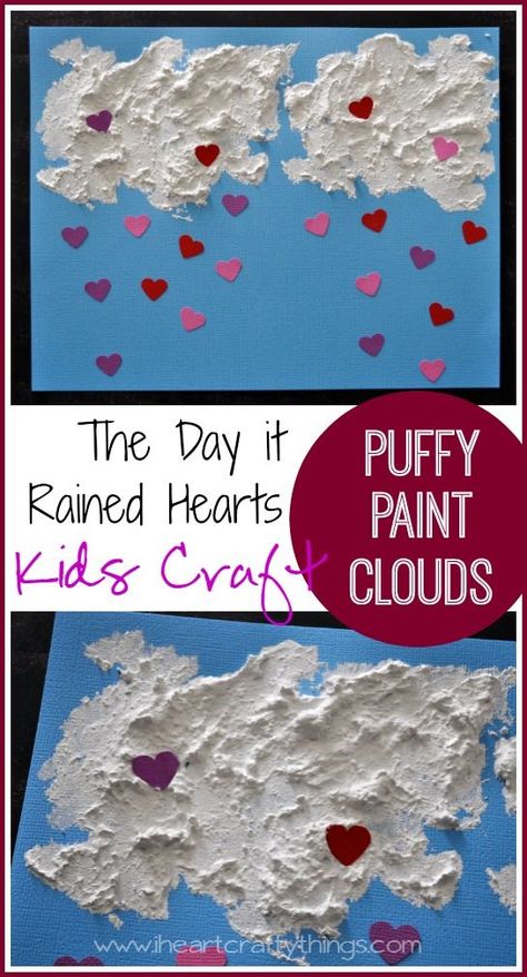 Craft Outfit, The Day It Rained Hearts, Valentines Day Crafts For Preschoolers, Preschool Valentines Activities, Valentine's Day Kids, Preschool Valentine Crafts, Pinterest Valentines, Roses Valentine, Kindergarten Valentines