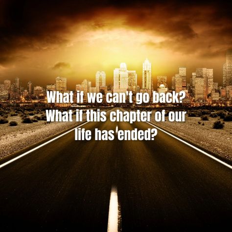 What if we can't go back? What if this chapter of our life has ended? Sometimes, we just have to let things end by accepting that we can not go back and be the same version of the person we were before. This means that we might attract other kinds of people and opportunities, that things that look in certain way before has other meaning for us right now. #personalgrowth #positivity #selfempowerment #personaldevelopment Self Empowerment, Kinds Of People, What If, Our Life, Personal Growth, Personal Development, Things That, Right Now, Meant To Be