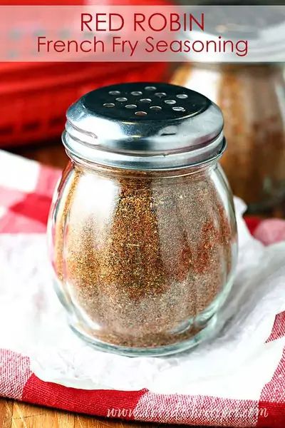 Best French Frie Seasoning, Red Robin Fry Seasoning, French Fry Seasoning Recipe Spices, Complete Seasoning Recipe, Red Robin Seasoning Recipe, Frie Seasoning, Seasoning For French Fries, Red Robin Fries, French Fry Seasoning Recipe