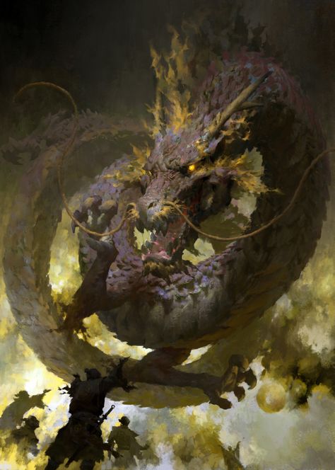 Eastern Dragon, Guild Wars 2, Asian Dragon, Guild Wars, Dragon 2, Dragon Artwork, Mythological Creatures, Creature Concept Art, Fantasy Dragon