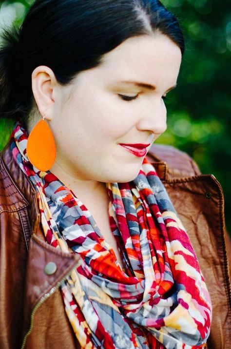 Target leather jacket, world market scarf, Nickel and Suede pumpkin spice earrings Kensie Jeans, Nickel And Suede, Colors Of Fall, Fashion Capsule Wardrobe, Fashion Capsule, Faux Leather Jacket, Eco Fashion, World Market, Faux Leather Jackets