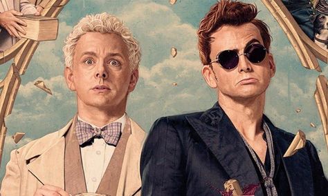 Based on the novel by Neil Gaiman & Terry Pratchett Good Omens Season 2, Seattle Hotels, Mark Gatiss, Jon Hamm, Terry Pratchett, Michael Sheen, Good Omens, Comedy Series, Robin Williams