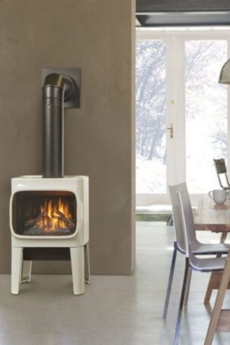 Jotul stoves in homes. Direct Vent Gas Stove, Wood Burning Fireplace Inserts, Gas Fireplace Insert, Wood Heat, Cast Iron Stove, Pellet Stove, Stove Fireplace, Fireplace Inserts, Gas Stove