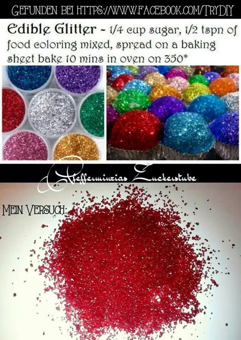 Glitter Strawberries How To Make, How To Make Edible Glitter, Diy Edible Glitter, Make Edible Glitter, Edible Glitter Recipe, Edible Glitter Sugar, Pinterest Cupcakes, Sugar Glitter, Sparkle Christmas